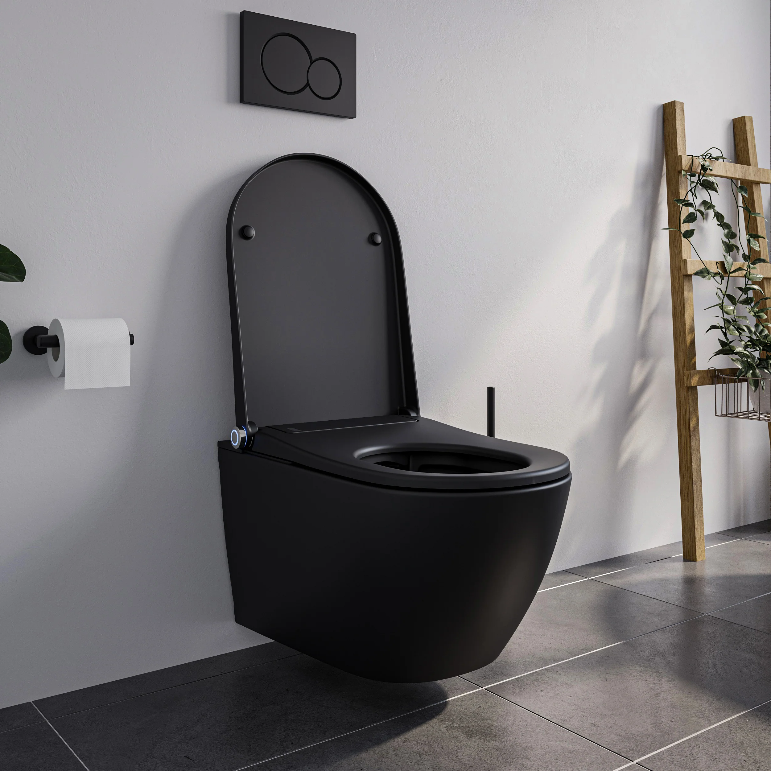 Toaleta myjąca PREMIUM 1102 czarny mat - Image 4