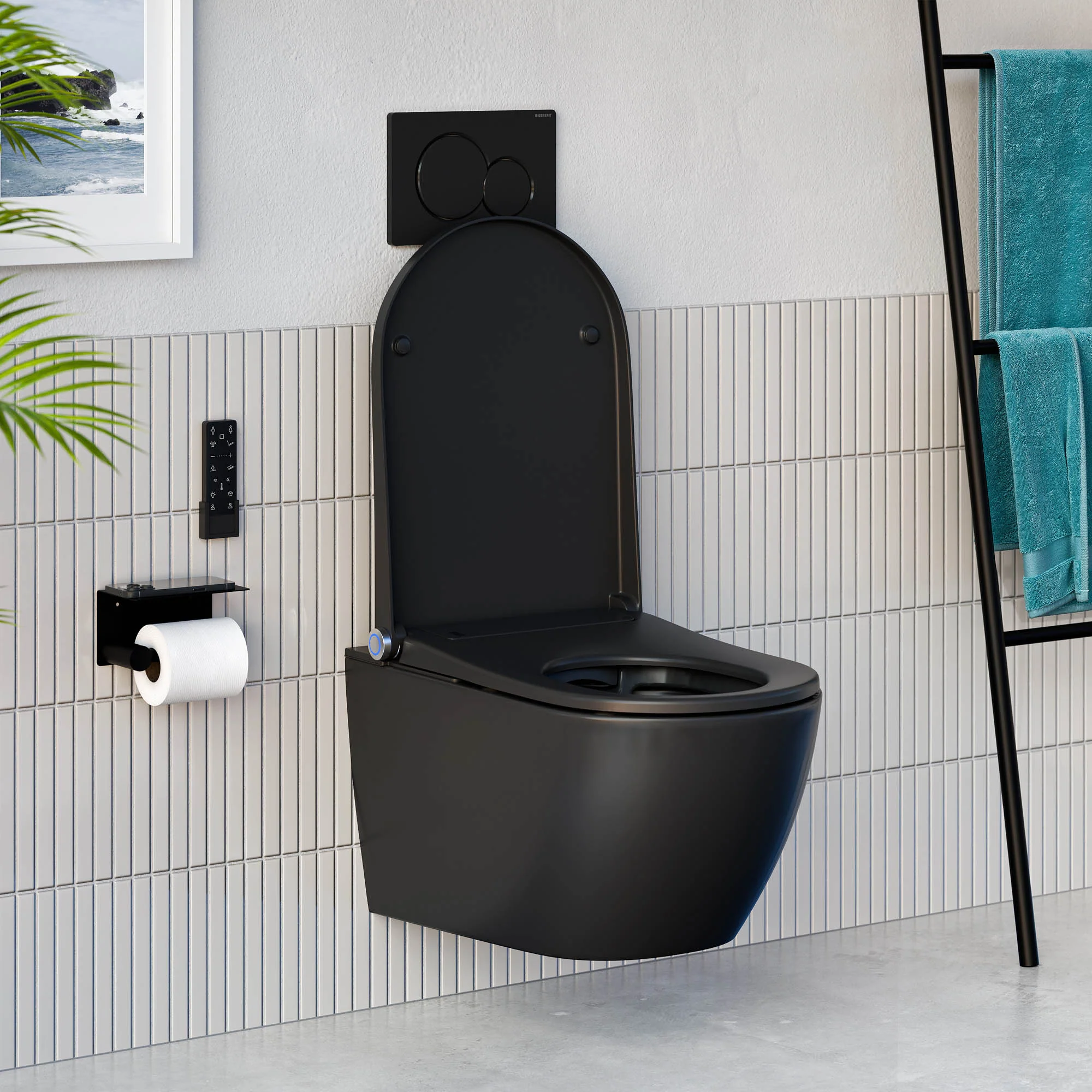 Toaleta myjąca PREMIUM 1102 ze stelażem Geberit Duofix - kompletny zestaw - Image 2