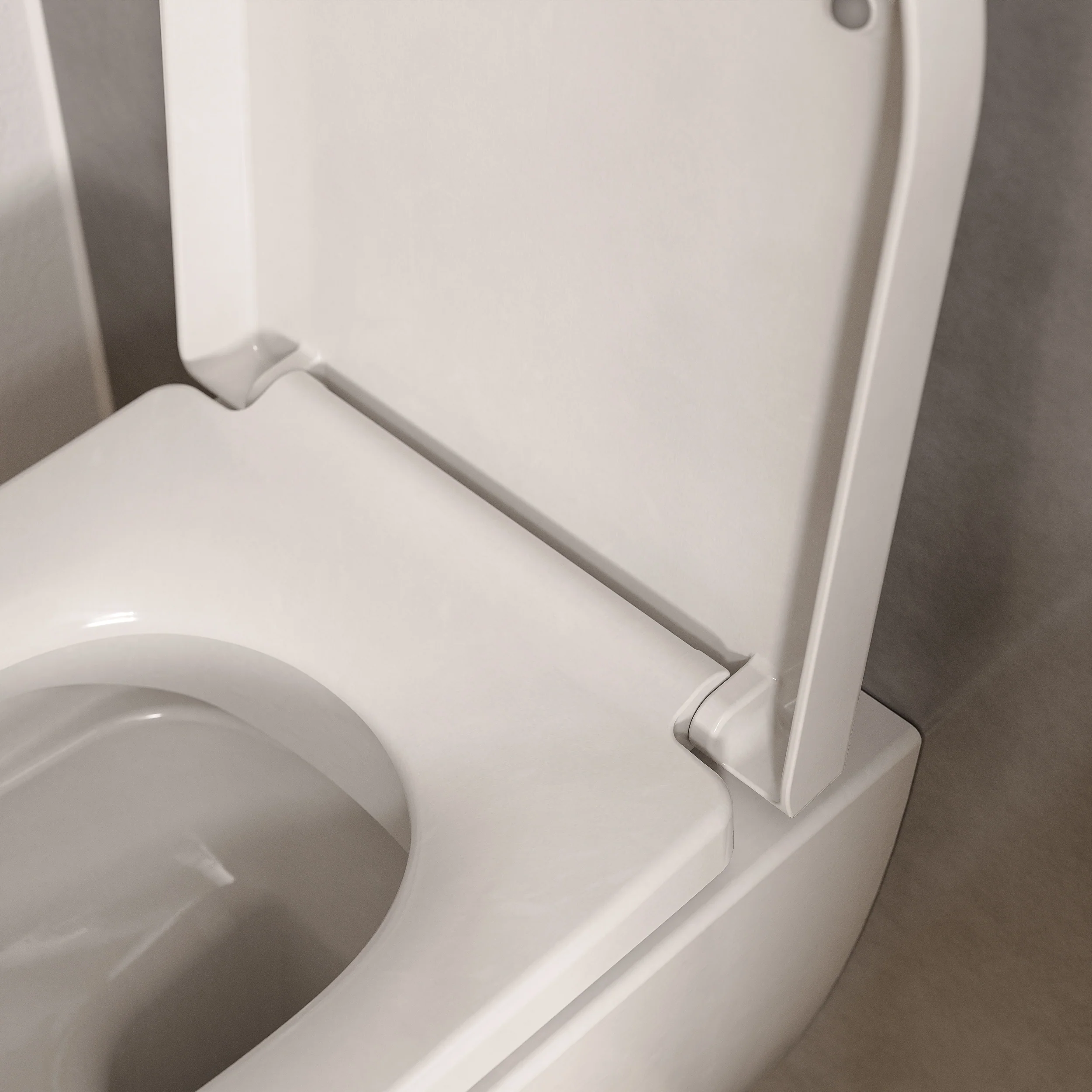 Miska WC stojąca bezrantowa VIREO biały połysk - Image 4