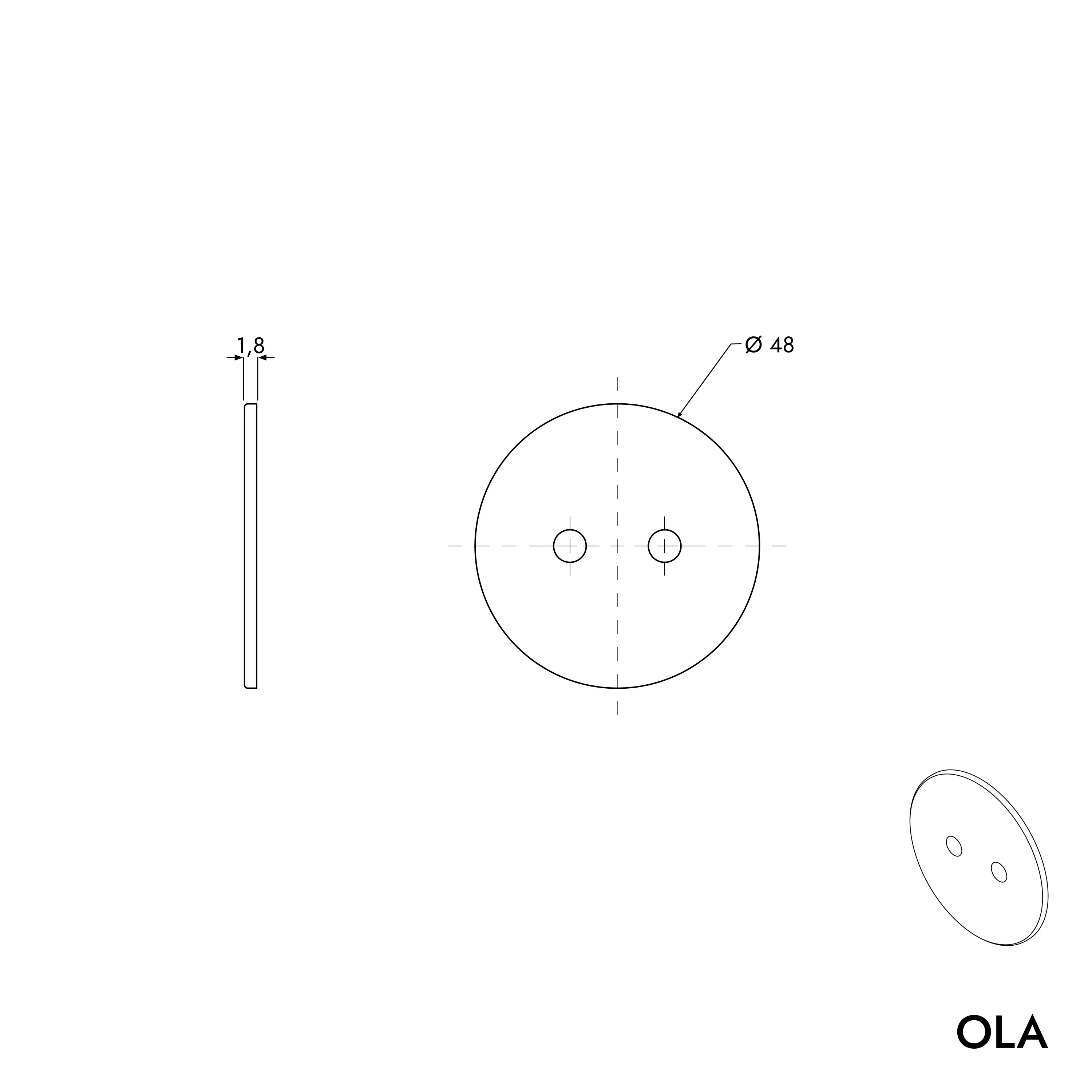 Uchwyt na papier toaletowy OLA - Image 10