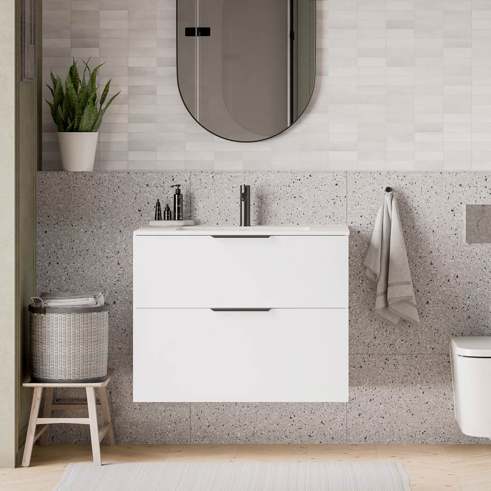 Umywalka Duravit z szafką podumywalkową TIM 80 cm