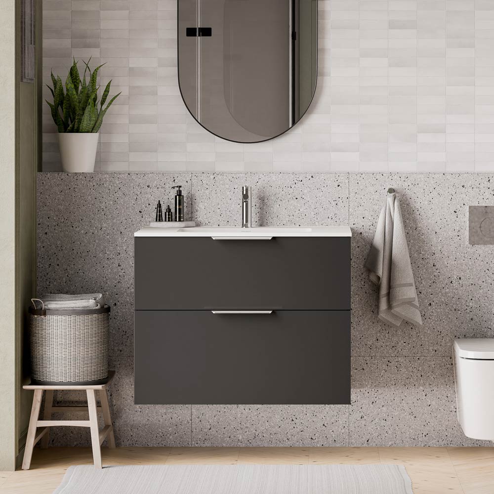 Umywalka Duravit z szafką podumywalkową TIM 80 cm - Image 28