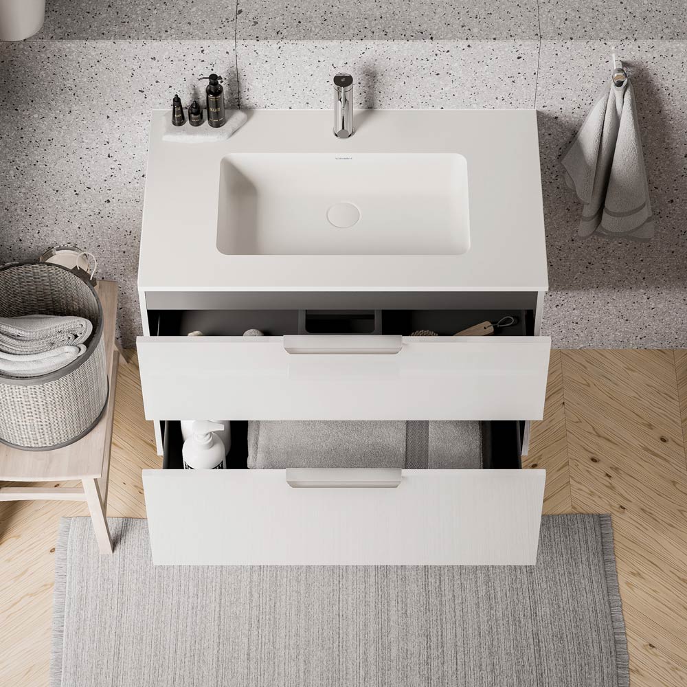 Umywalka Duravit z szafką podumywalkową TIM 80 cm - Image 48