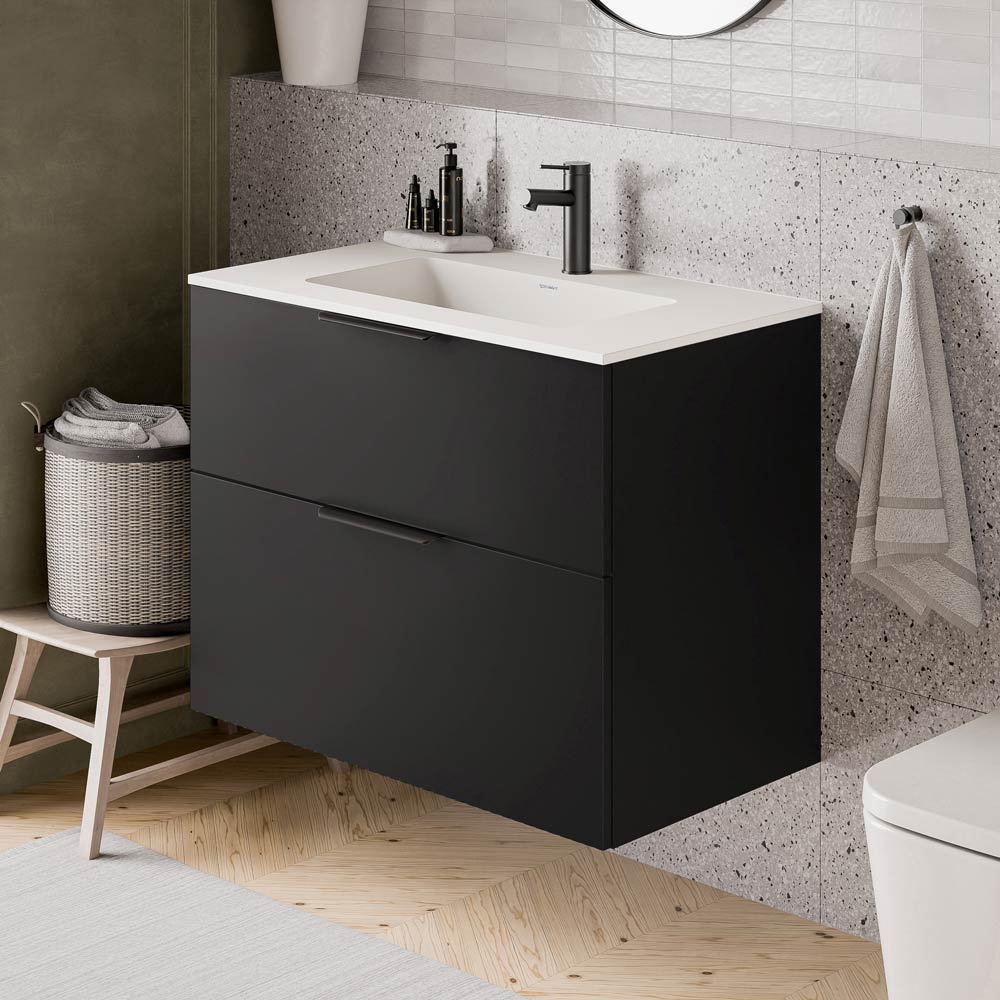 Umywalka Duravit z szafką podumywalkową TIM 80 cm - Image 5