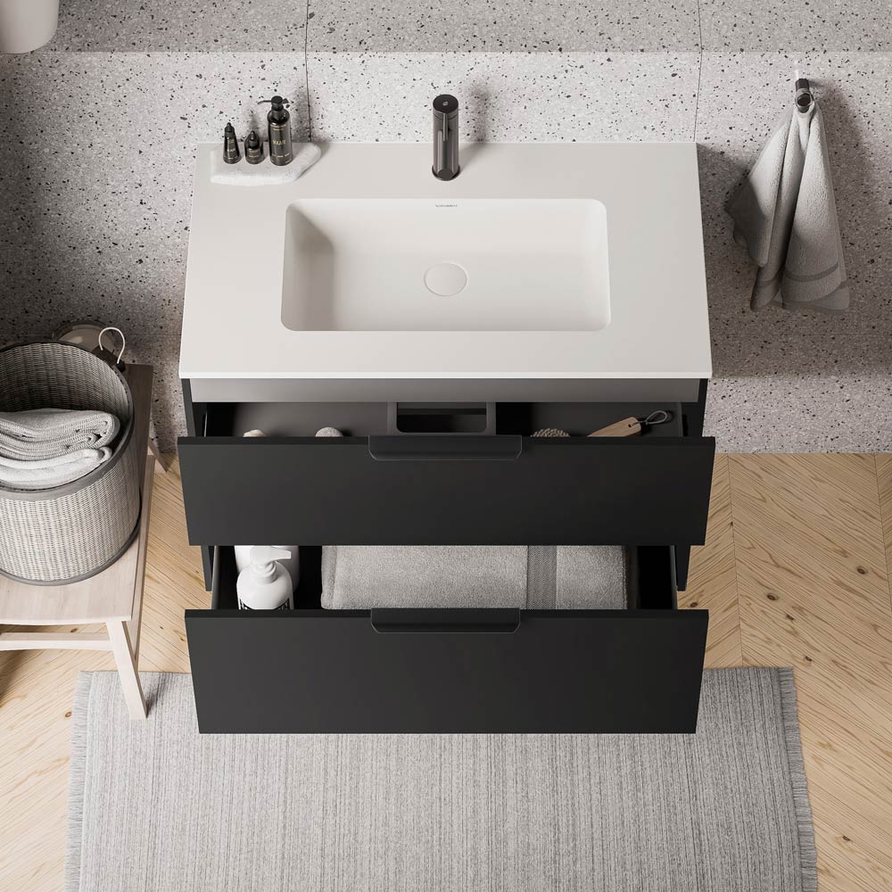 Umywalka Duravit z szafką podumywalkową TIM 80 cm - Image 6