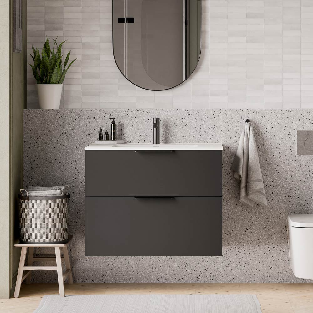 Umywalka Duravit z szafką podumywalkową TIM 80 cm - Image 7