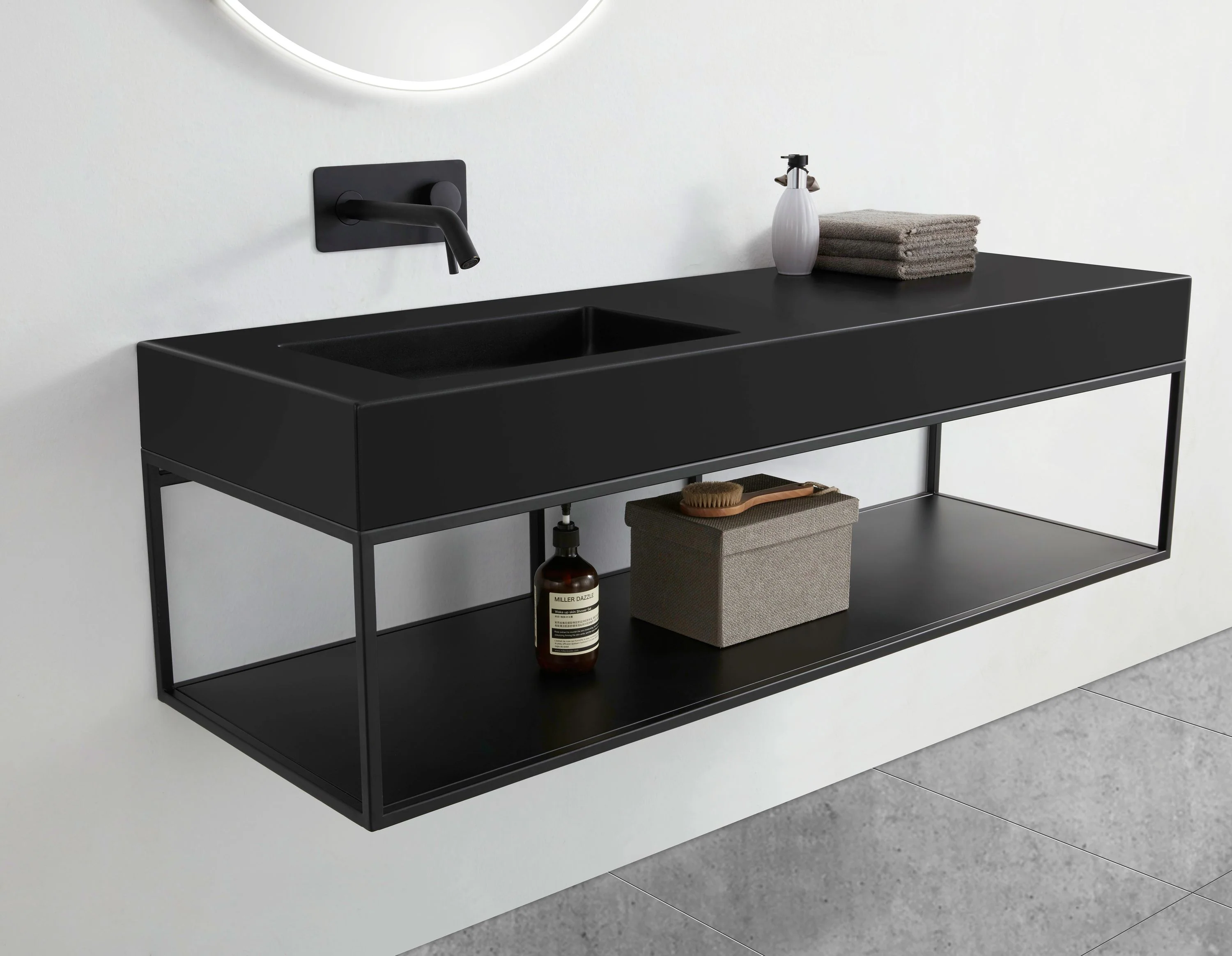 Umywalka wisząca BA8014 z odlewu mineralnego - Image 21