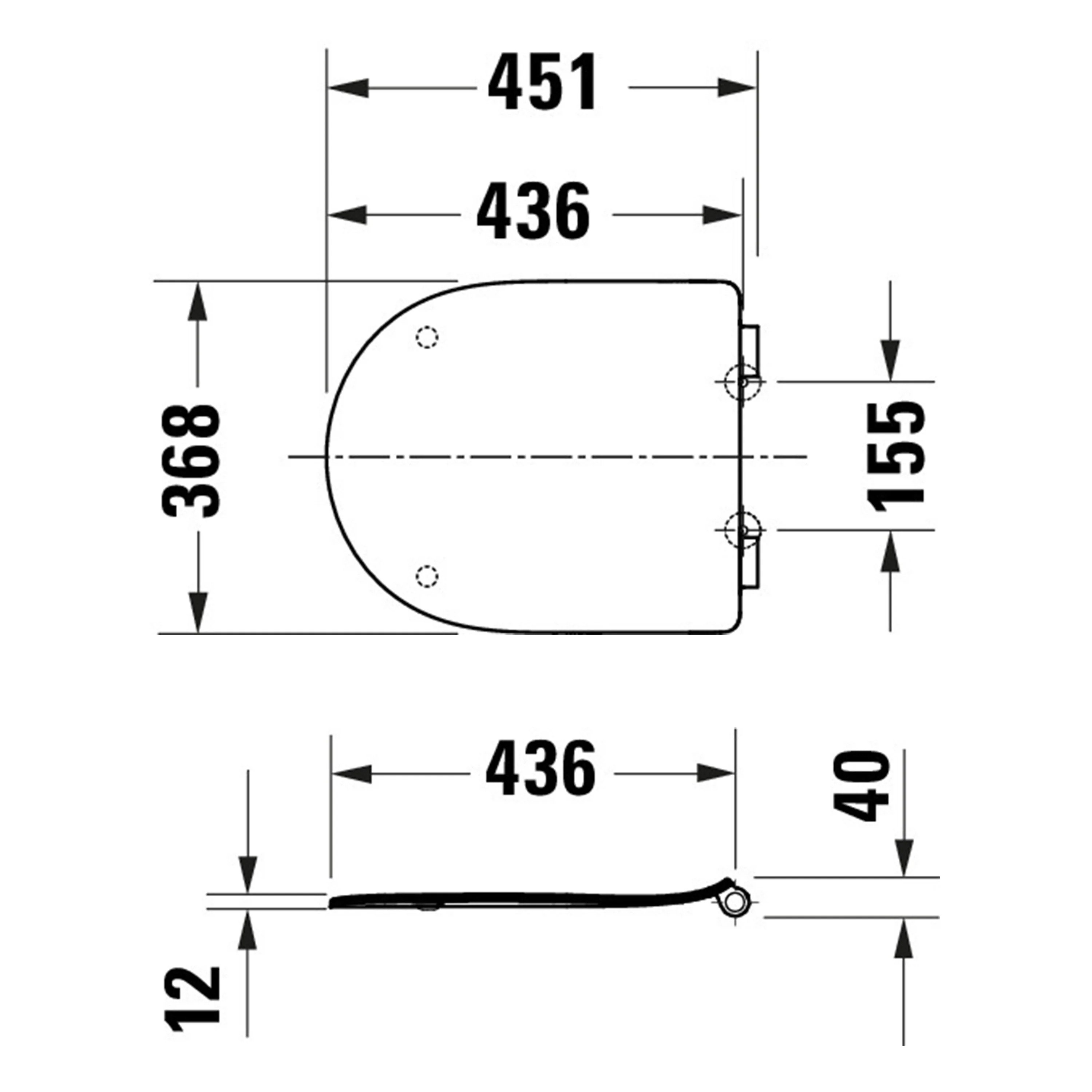 Uniwersalna deska sedesowa Duravit Univavo - Image 7