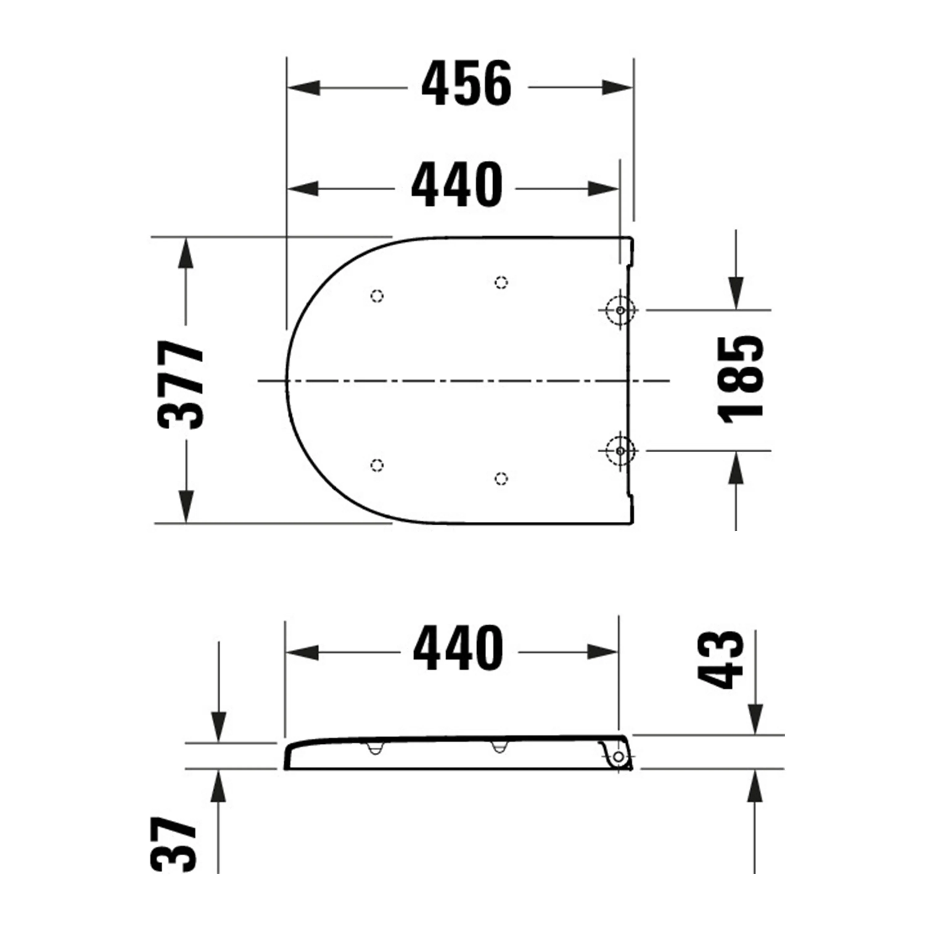 Uniwersalna deska sedesowa Duravit Univavo - Image 7