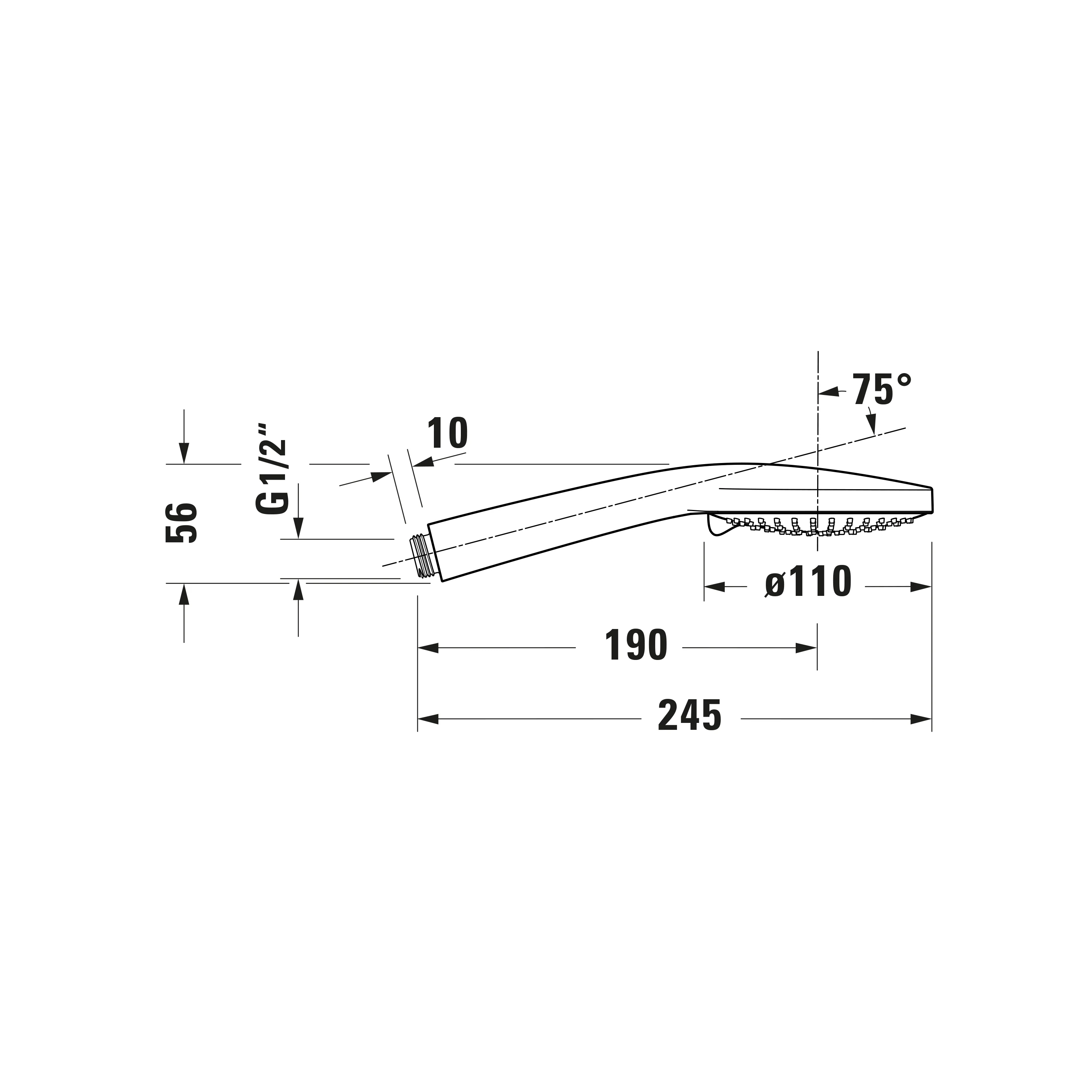 Duravit uniwersalna słuchawka prysznicowa - Image 24