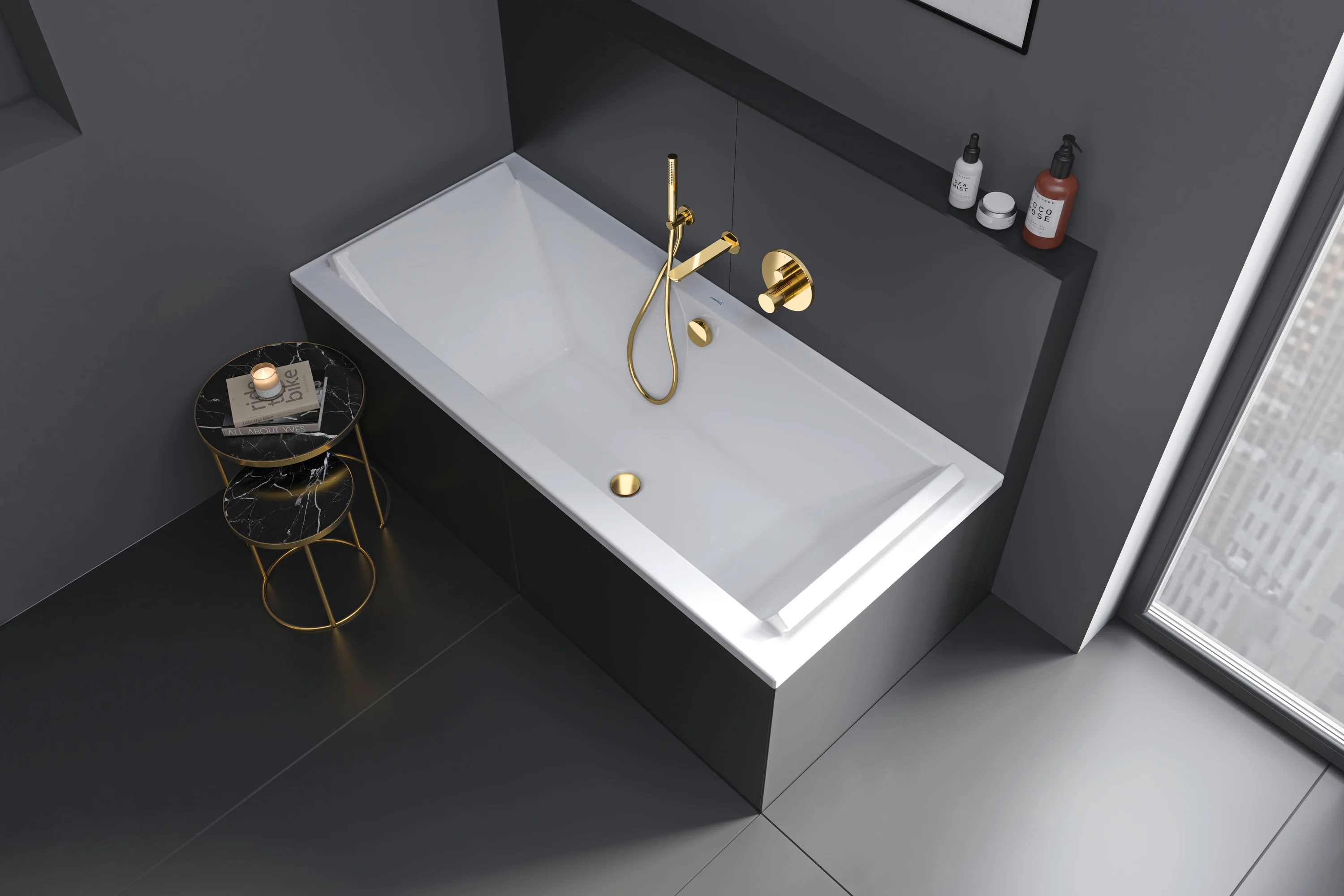 Duravit uniwersalne przyłącze ścienne z uchwytem na słuchawkę prysznicową - Image 17
