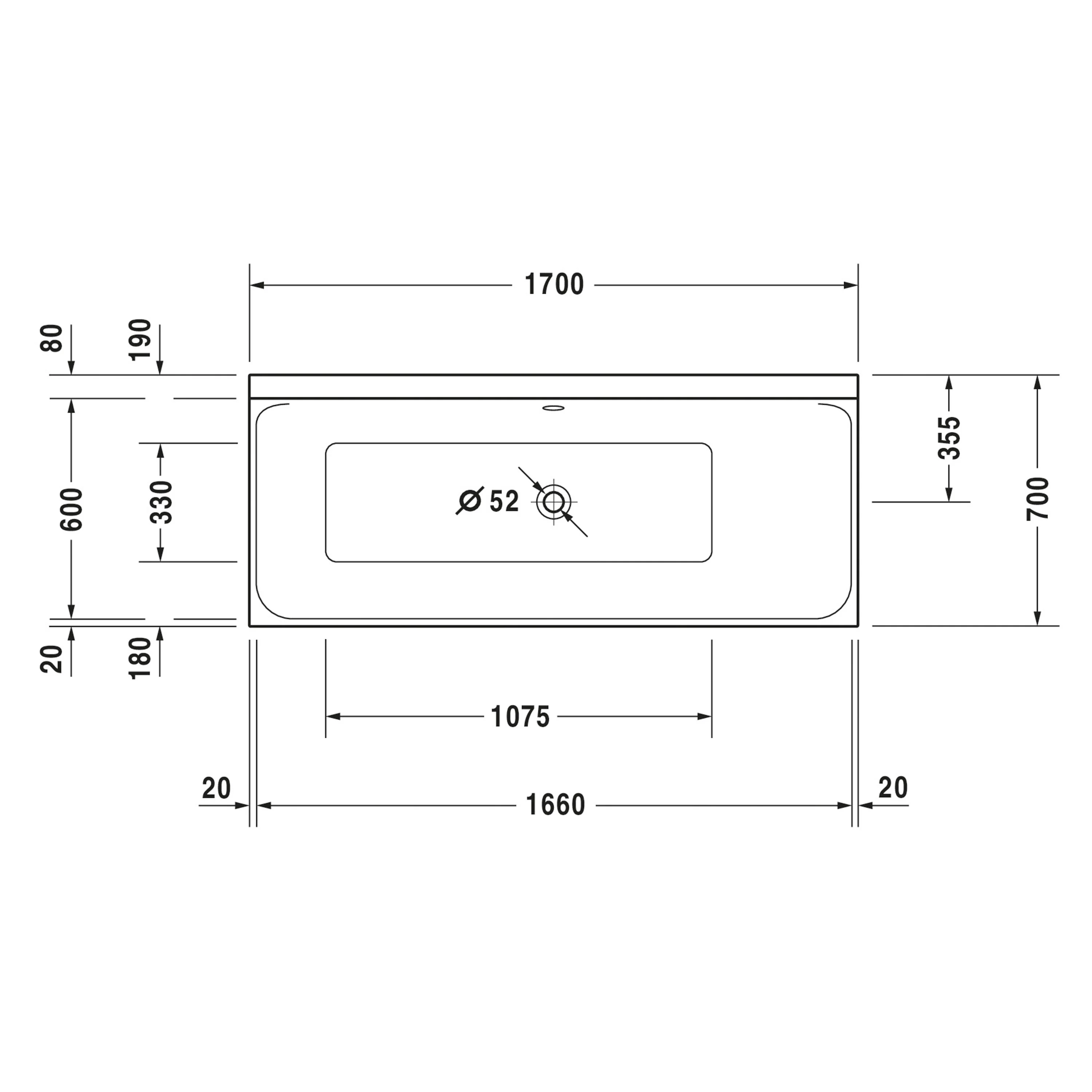Duravit P3 wanna prostokątna - Image 10