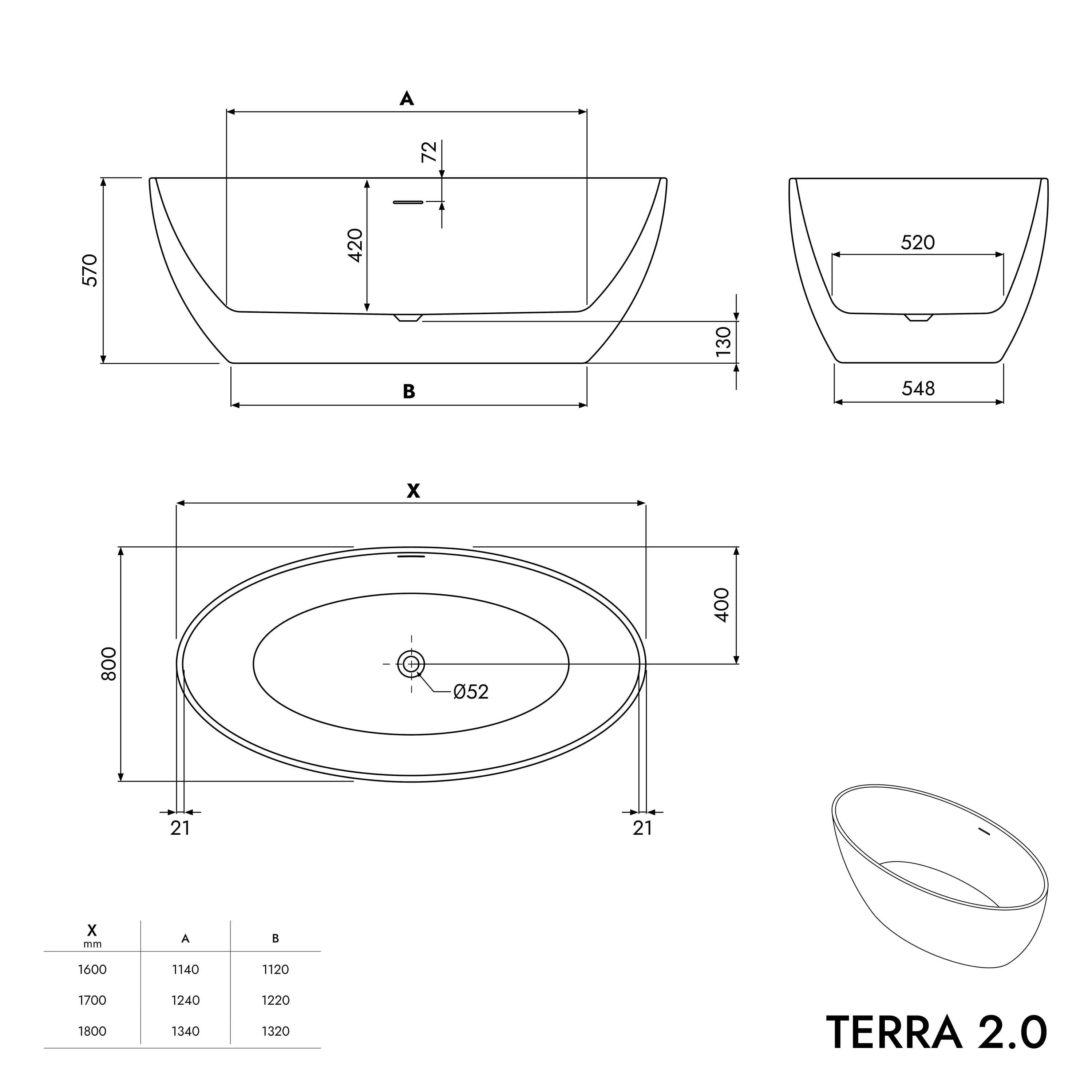 Wolnostojąca wanna TERRA 2.0 - Image 19