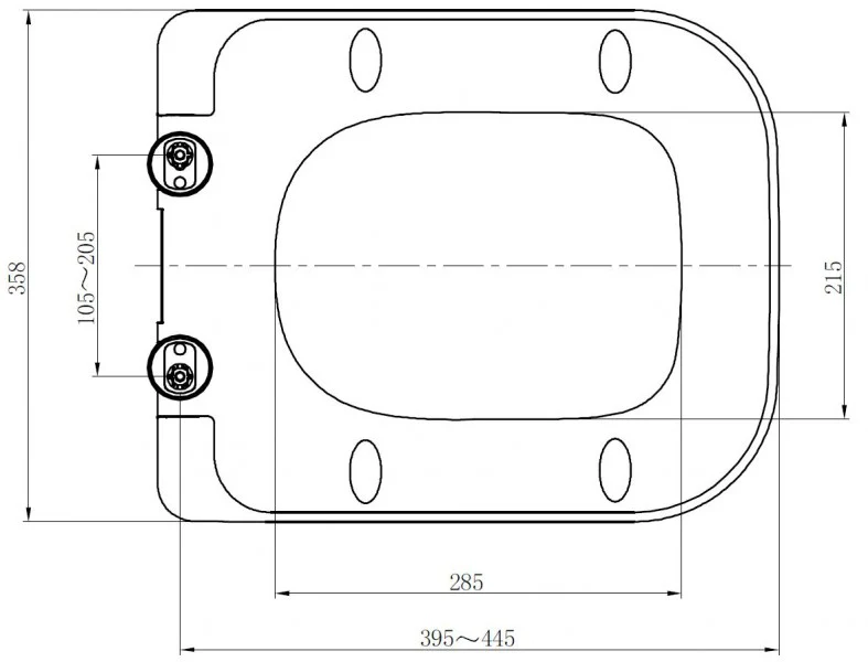 Wolnoopadająca deska sedesowa Duroplast - Image 3