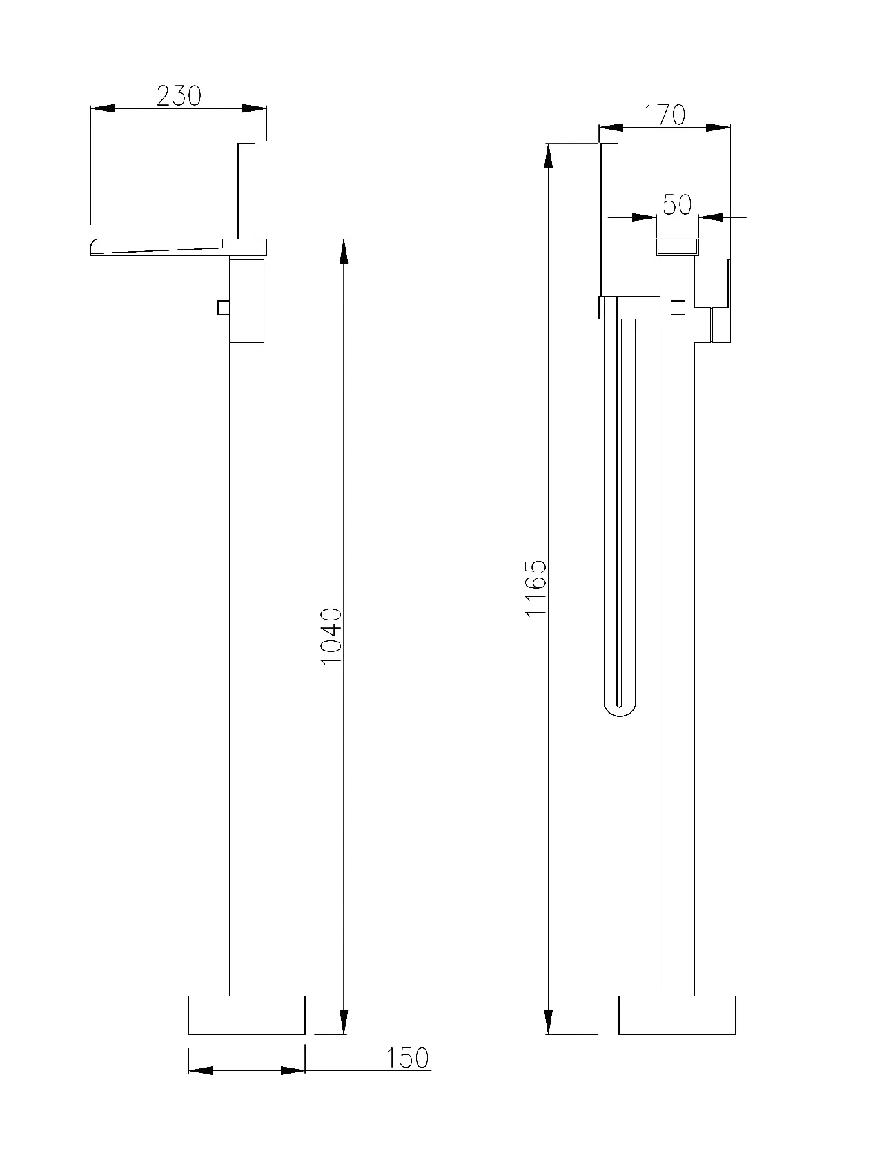 Wolnostojąca bateria wannowa Tap 1523C - Image 19
