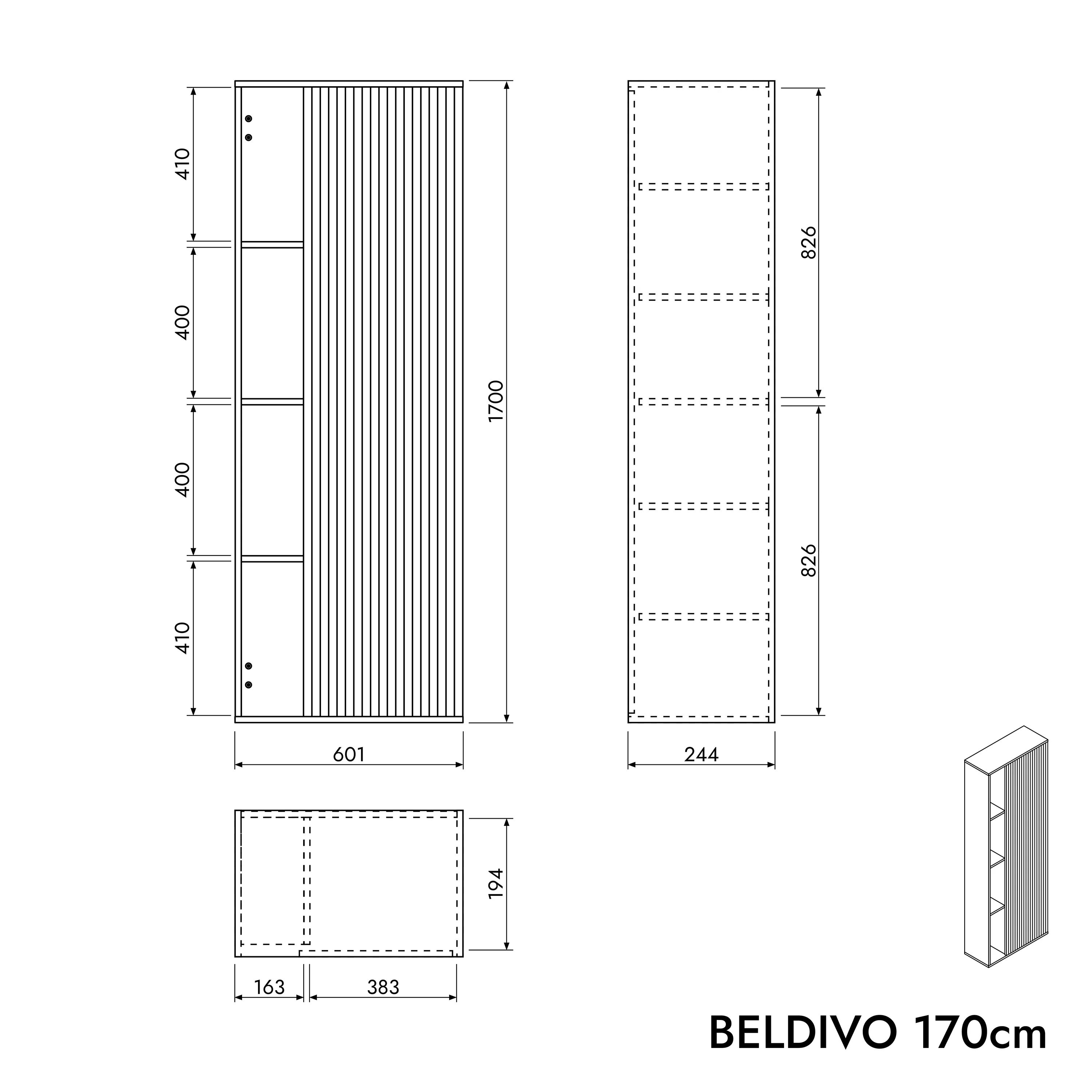 Zestaw mebli łazienkowych BELDIVO 120 cm - Image 75