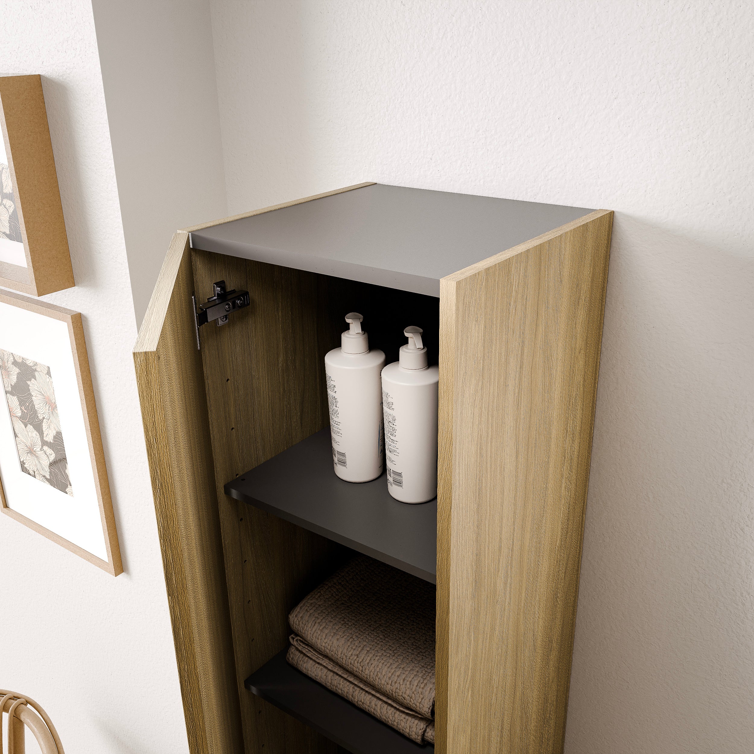 Zestaw mebli łazienkowych TIM 80 cm z umywalką ceramiczną - Image 51