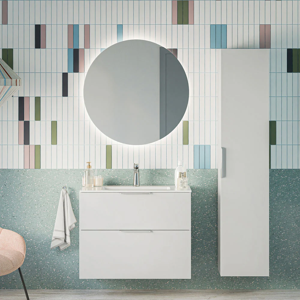 Zestaw mebli łazienkowych TIM 80 cm z umywalką ceramiczną - Image 8