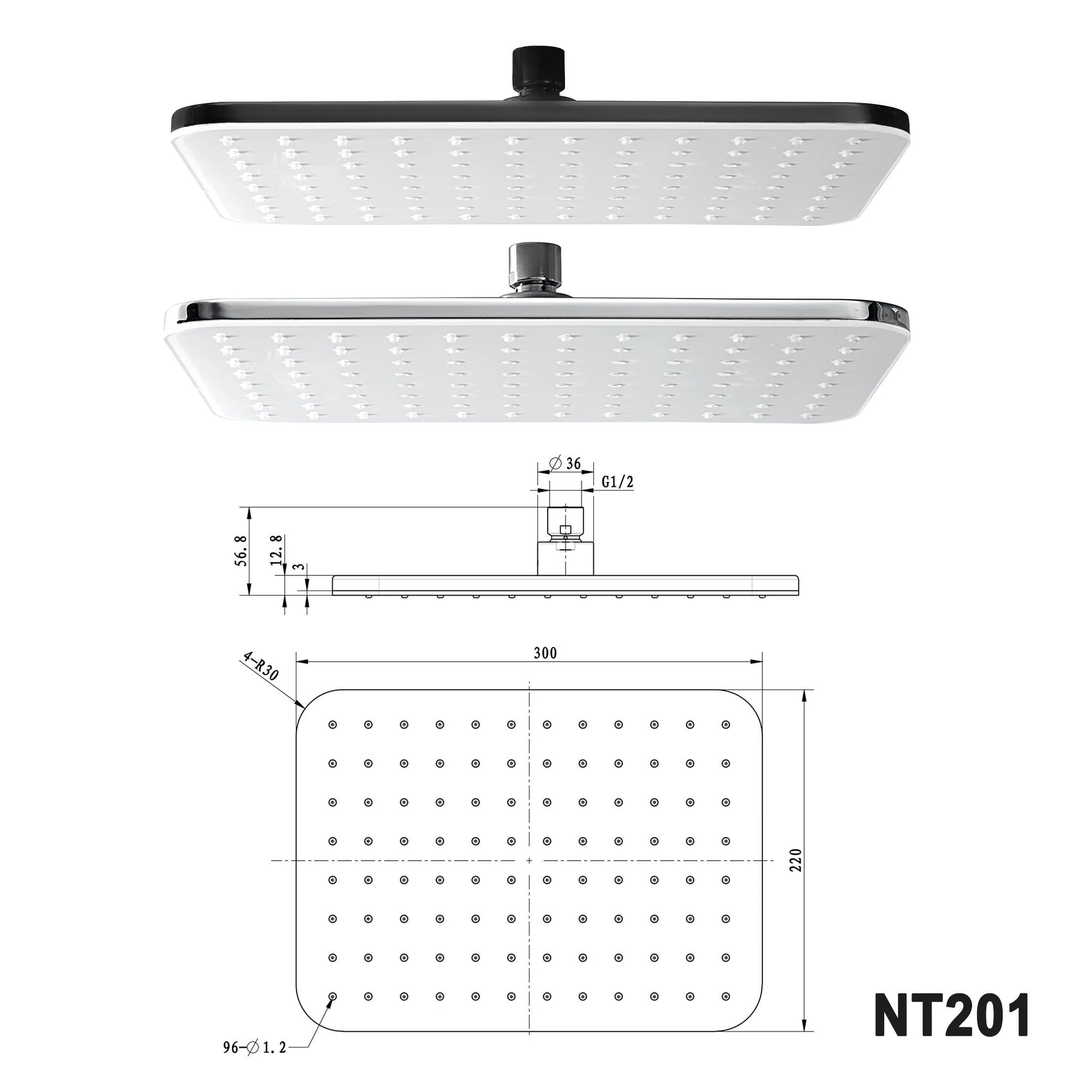 Zestaw prysznicowy NT7385 - Image 6