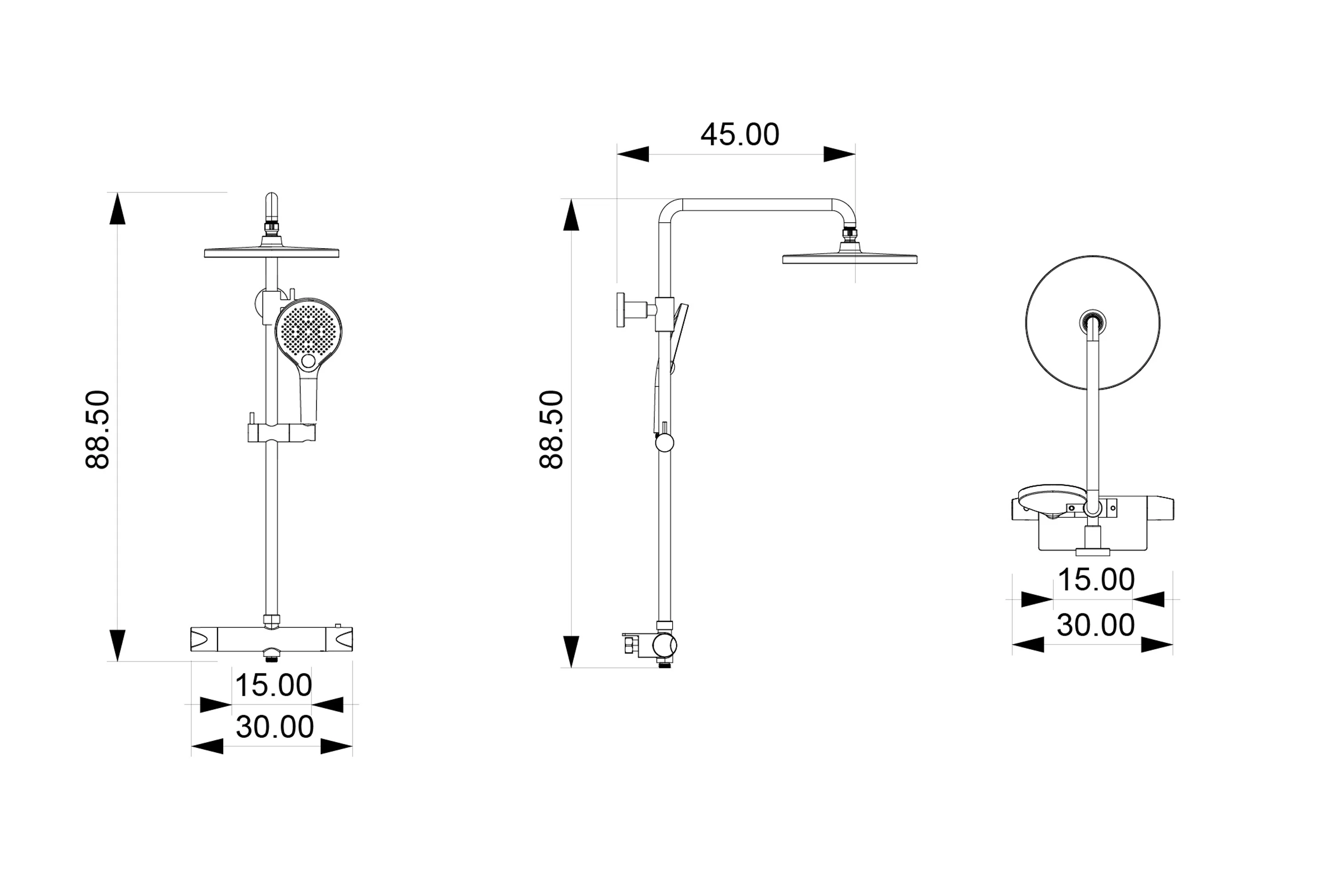 Zestaw prysznicowy z termostatem 8221 PRO - Image 6